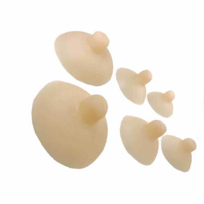 2x Self-Suction Silicone Nipples Lift Bra Pad Pasties Fake Breast Enhancers