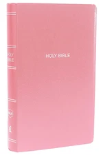 NKJV, Gift and Award Bible, Leather-Look, Pink, Red Letter, Comfort Print: Holy