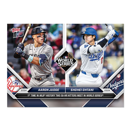 2024 Topps Now 863 Aaron Judge / Shohei Ohtani
