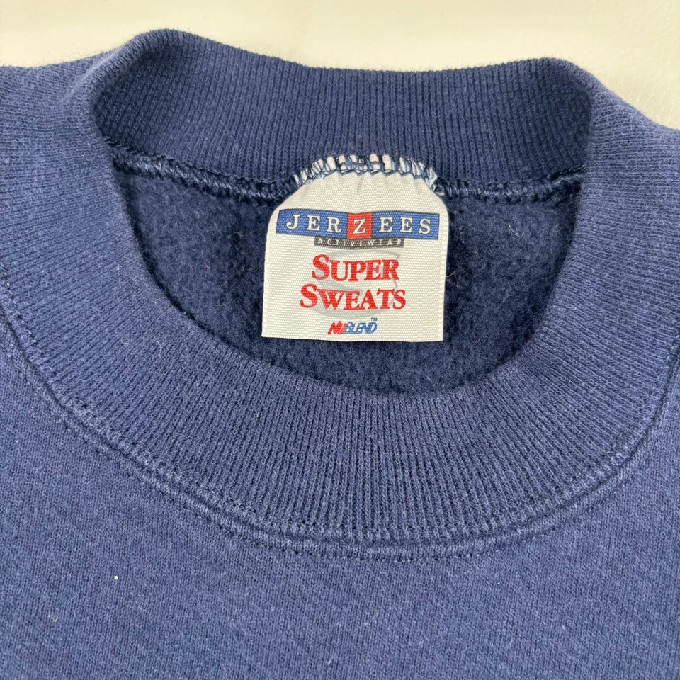 De Colección San Marcos Departamento de Bomberos Jerzees Super Sweats Traje de Pista Para Hombre L Azul Marino Foto 4 de 4