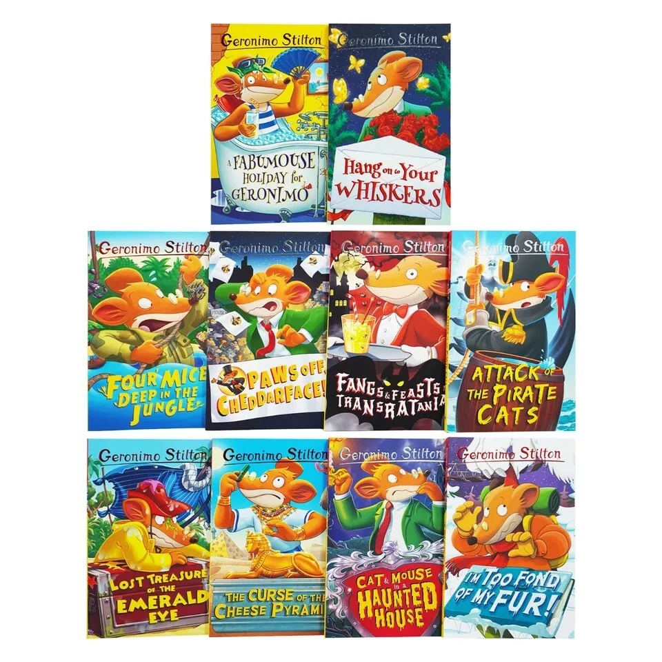 Geronimo Stilton The 10 Book Collection (Series 1) Box Set - Ages 5+ - Paperback - Image 2 of 3