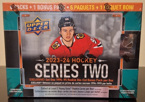 2023-24 Upper Deck Series 2 Hockey Mega Box -Factory Sealed (Die-Cut Bonus Pack)