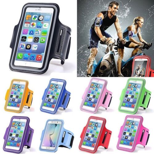 For 4.7" 5.5" Cell i Phone 4 5 6 7 8 X plus SE Armband Case Sports GYM Running - Picture 1 of 1