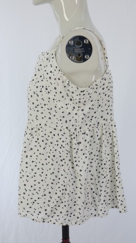 Warehouse Floral Camisole Tank Top Vest Ditsy Peplum Summer Dusk Fashion UK 12 - Picture 5 of 23