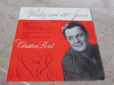 Vinyl LP, 10'' Christian Borel - Sprich mir von der Liebe 1930