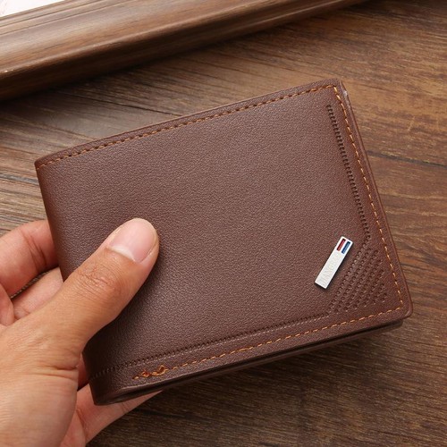 Carteras Para Hombre Billetera Portabilletes En Piel De Cuero Monedero Tarjetero - Picture 8 of 16