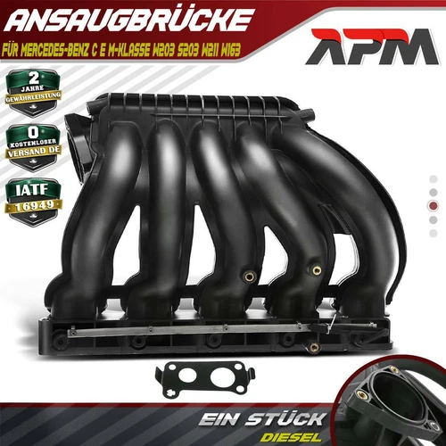 Ansaugbrücke für Mercedes-Benz 	E-Klasse W210 W211 S210 M-Klasse W163 270 CDI