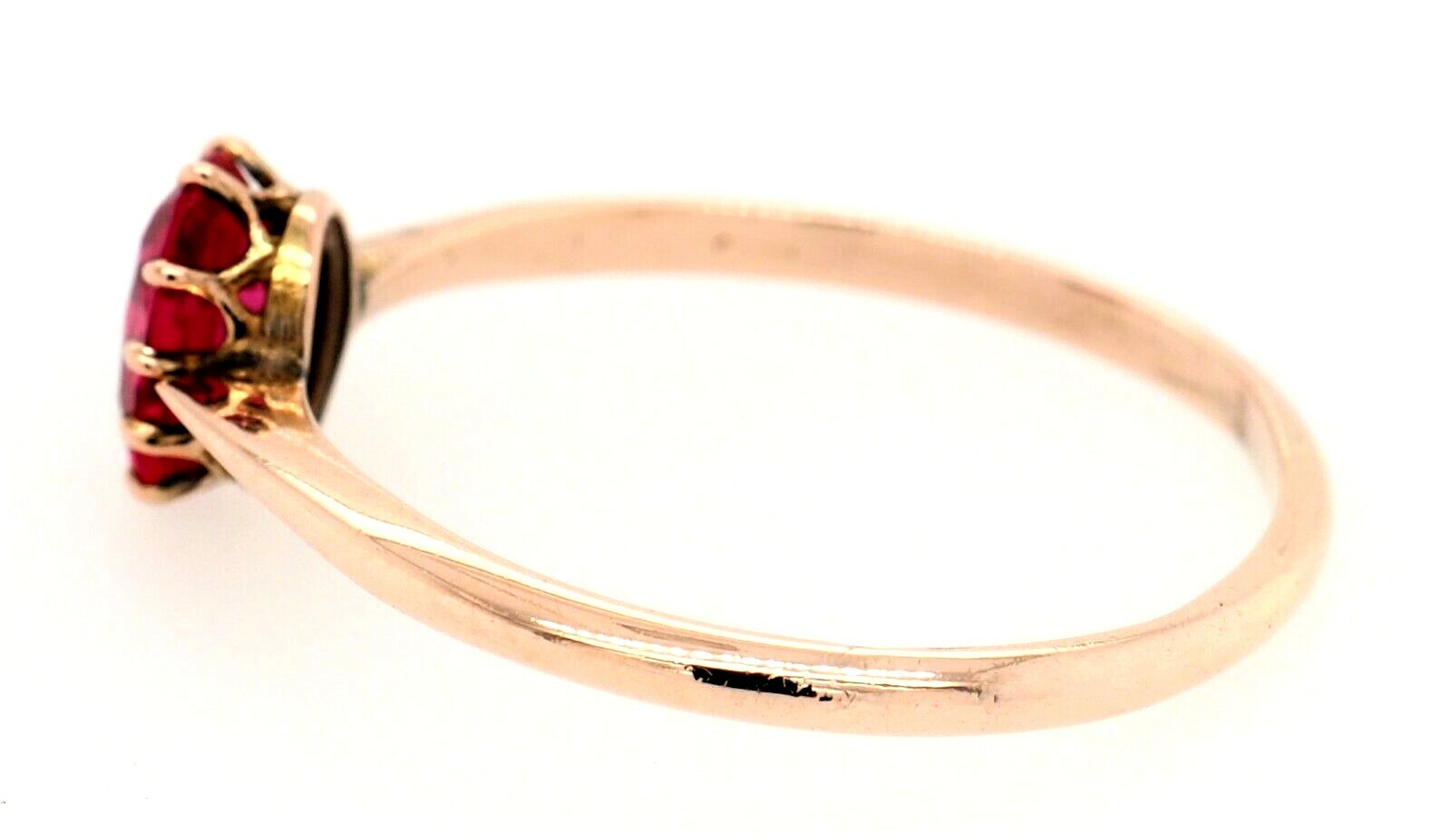 Ruby 9ct Rose Gold Ring - image 3