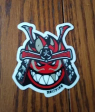 SPITFIRE SKATEBOARD WHEELS THE SAMURAI FLAME HEAD LOGO DIECUT SKATEBOARD STICKER