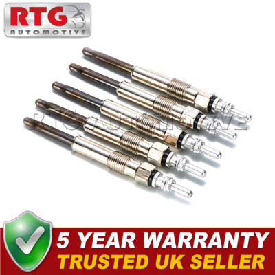 5x Diesel Heater Glow Plugs Fits VW Transporter Caravelle (T5) 2.5 TDI #2