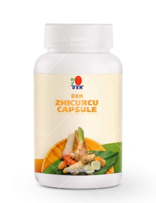 DXN Zhicurcu Kapsel 350mg aus Kurkuma und Temulawak Rizhome für die Gesundheit