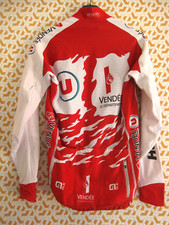 Maillot cycliste VSF Rond point Fougeres Hypermarché Acrylique vintage
