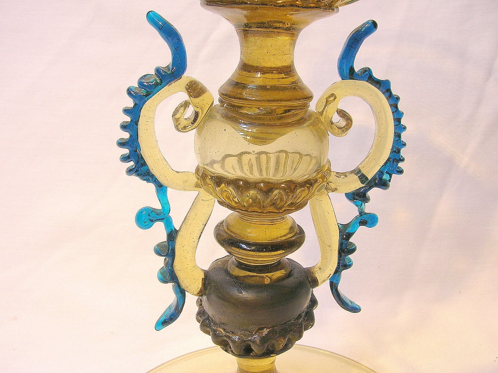 17/18TH C. LARGE GLASS CHALICE/GOBLET 12" TALL VERY NICEOLD REPAIRS eBay