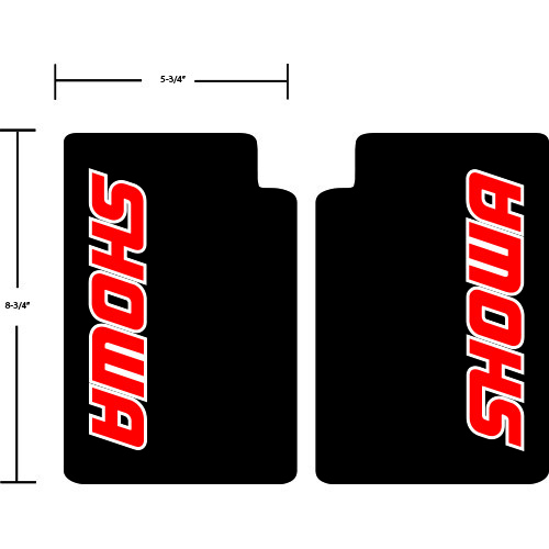 Dirt bike Upper Fork KYB SHOWA Graphics Decal Thick Gloss Agressive Adhesive eBay