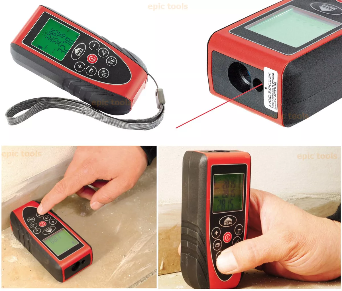 KAPRO Draper K4 70m 230ft Laser Digital Distance Tape Measure Pointer mm Inches