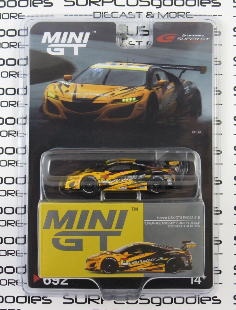 MINI GT Honda & Acura NSX GT3 2点セット 2024 Mini-GT Japan Exclusive 2023 HONDA NSX GT3 EVO22 Team