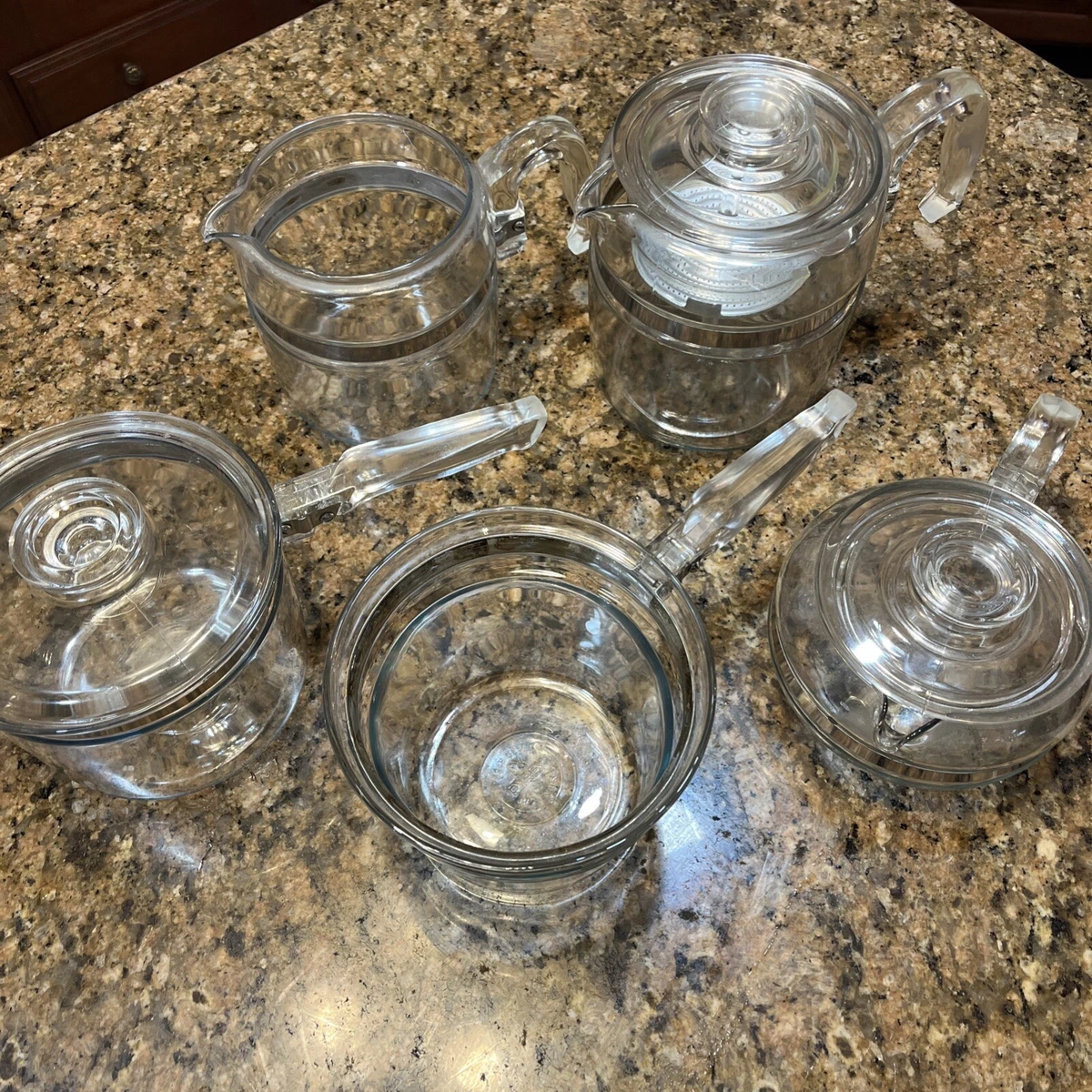 OLD PYREX FLAMEWARE 3個セット OLD PYREX FLAMEWARE 3個セット