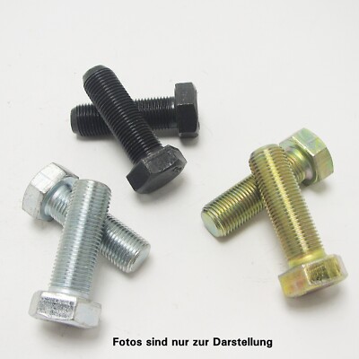 M 10 X 1,0 Feingewinde Sechskantschraube – DIN 960/961, 8.8 / 10.9, Verschiedene Mengen
