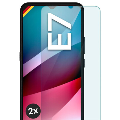 2x Echt Glas für Motorola Moto E7 Panzerfolie Hartglas Premium Displayschutz