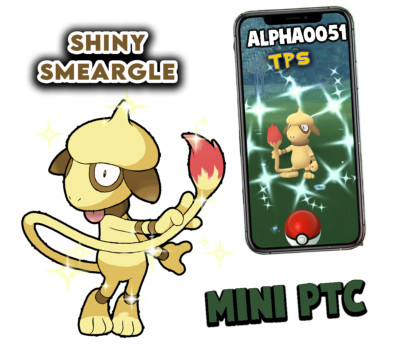 Pokemon Shiny Smeargle Mini P T C 80k Fast Delivery
