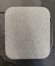 Small Multipurpose Hard Zip Grey Travel Hobby Case