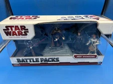 Star Wars The Clone Wars Battle Packs Jedi Showdown - Brand New In Box