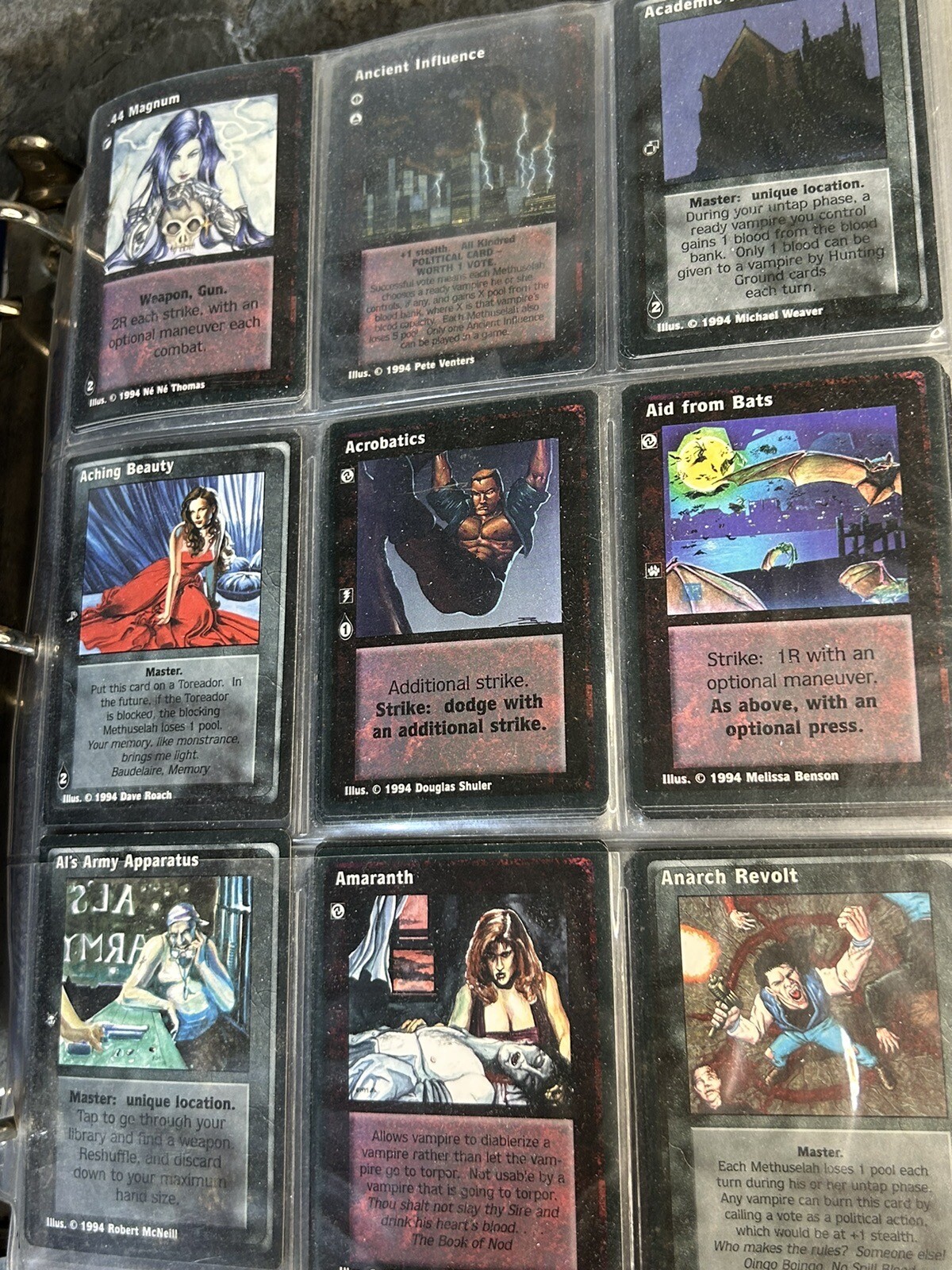 Huge Vtg Lot Jyhad Collectible Trading Card Game 1994 350 Plus Cards