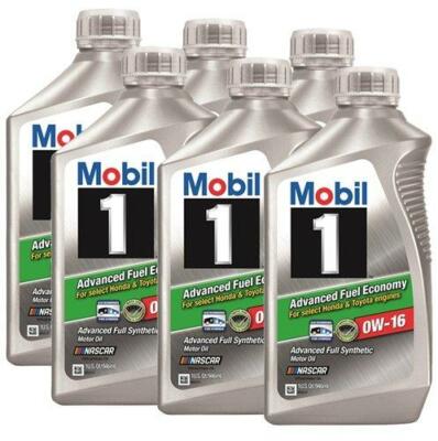 Many Viscosity Mobil 1 Fully Synthetic Engine Oil 6 Quart 5.7
