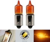 Flosser Baz9S 6W Amber 400601 2 Halogen-Lampen Lenker Blinker Signal