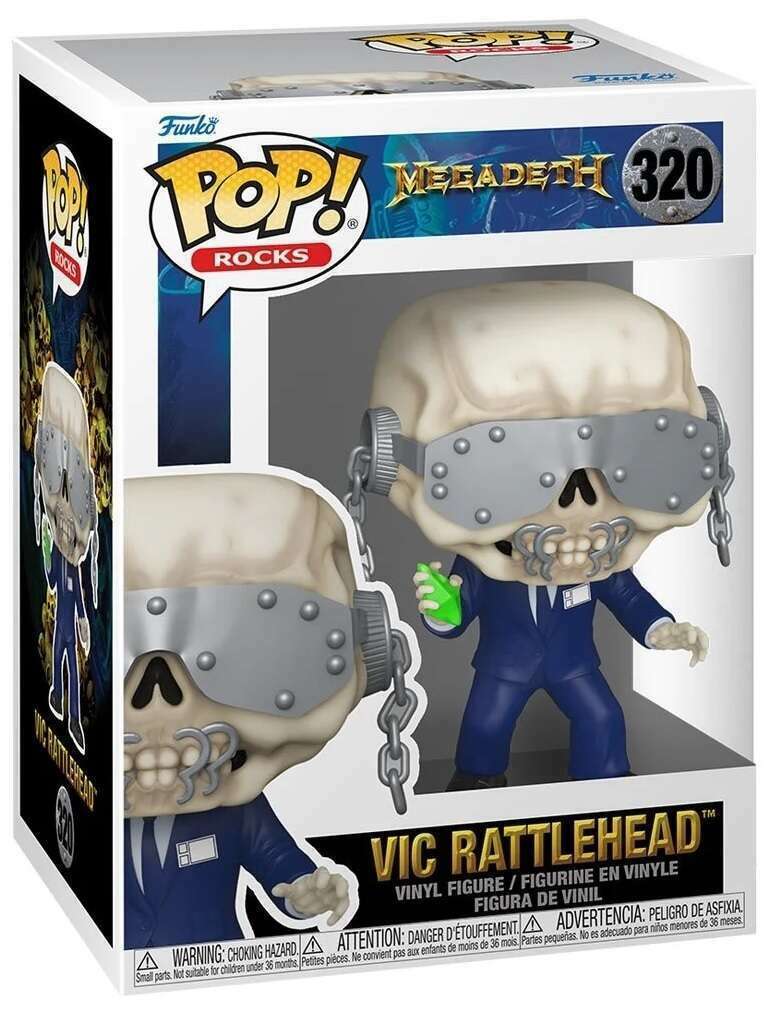 Funko POP! Rocks: Megadeth - Vic Rattlehead #320 | eBay