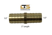 Brass Hose Mender 1/2" x 1/2" Hose Splicer Hose Barb Fitting Quantity 50