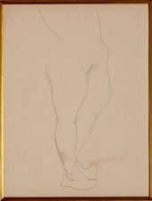 Henri Matisse Drawing Of A Nude Torso From Matisse Estate