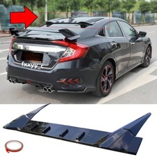 Gloss Black Rear Roof Spoiler Wing For Honda Civic Sedan 2016-2021