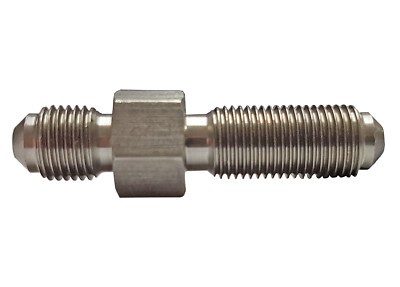M10 x 1 mm Außengewinde konvex Edelstahl AN-3 3 mm Bremsleitungssystem (lang)