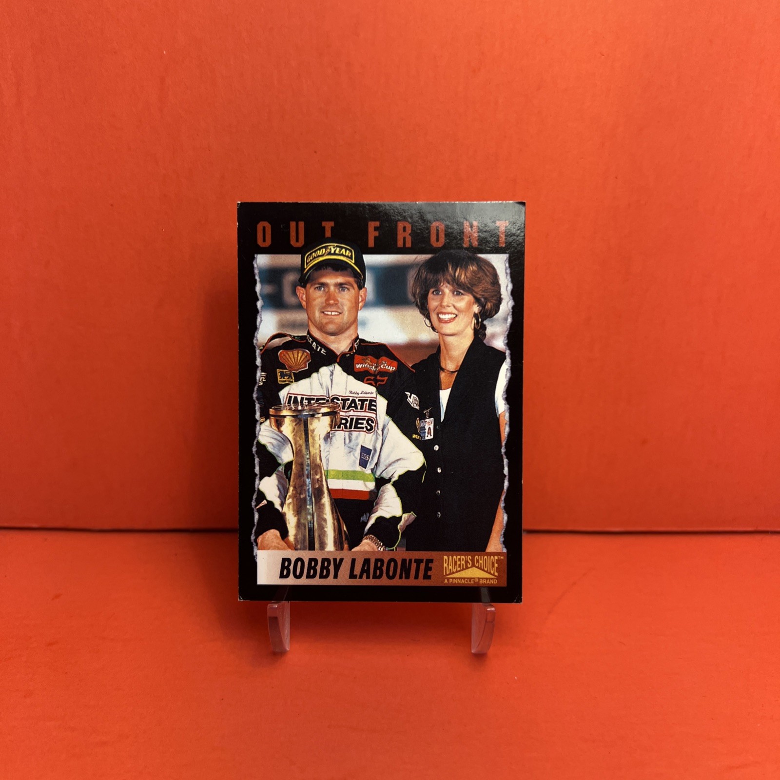 1996 Pinnacle Racer's Choice Out Front Bobby Labonte #68 HOF 0s5
