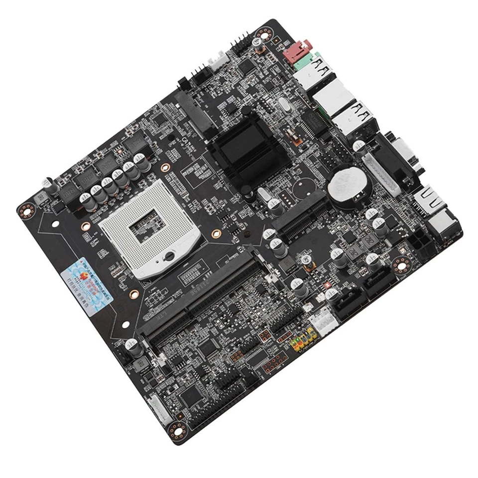 Motherboard HM65 PGA988 DDR3 Mini-Itx with Power Supply External 12V Mini PC Aio - Image 2 of 3
