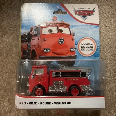 Disney Pixar CARS Deluxe RED Fire Engine Blue Desert Card NEW 2018