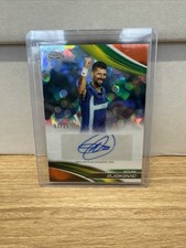 2025 Topps Chrome Sapphire Novak Djokovic Auto Orange Refractor #/25