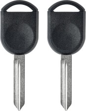 Transponder Ignition Car Key, 4D-63 H84 H85 H92 Replacement, New Uncut, 2Pcs