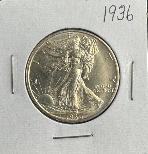 1936-S Walking Liberty Half Dollar AU – San Francisco Mint – 90% Silver US Coin