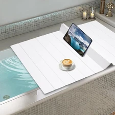 Bathtub Cover Foldable Bath Lid Insulation Dust Cover for Bathroom, Home, SPA