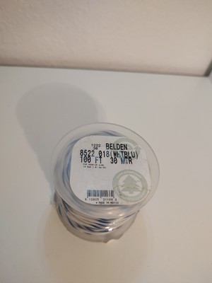 Belden 8522 018 (WHTBLU) 100'