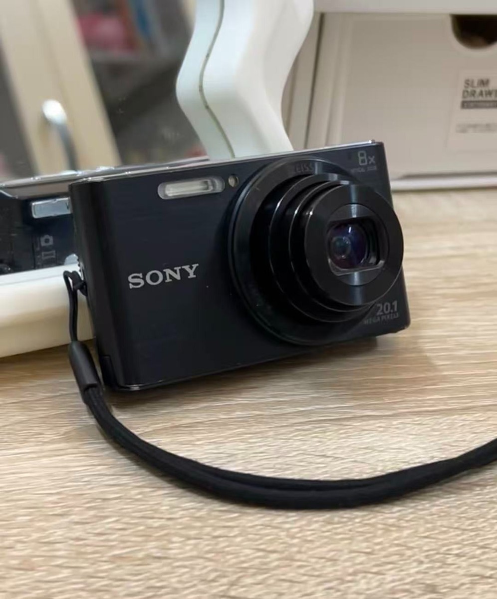 Sony DSC-W830 CyberShot 20.1MP Digital Camera Black 8x Zoom