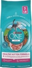 High Protein Natural Dry Kitten Food Plus Healthy Kitten Formula 7 lb. Bag 3.50 per pound