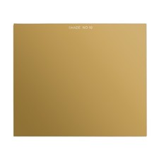 Gold Welding Glass Lens Shade 10, 4.5" x 5.25" Helmet Filter Darkening Glass