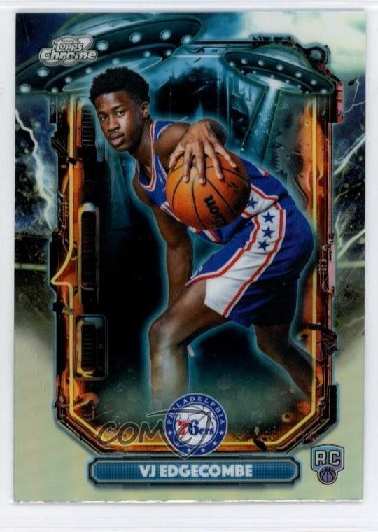 2025 Cosmic Chrome Extraterrestrial Talent Refractor VJ Edgecombe Rookie RC 1c3k