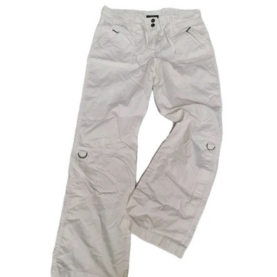 Zero Hose Stoffhose Demin-Style Capri weiß Gr. 38 (1314) NEU