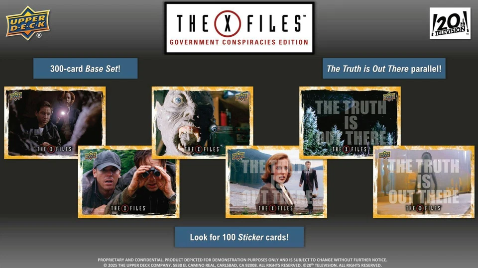2025 Upper Deck The X-Files: Government Conspiracies Edition Hobby Box 20 Packs - Image 3 of 4