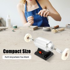 Polishing Lathe Machine Bench Buffing Grinder Dental Lab High Speed Polisher