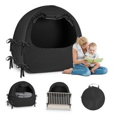 Crib Blackout Tent for Pack N Play, Pop Up Travel Crib Blackout Blackout70 